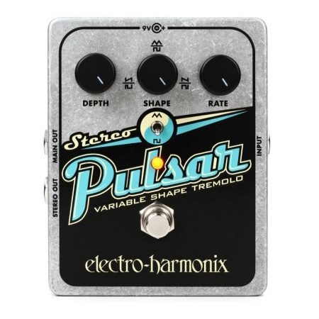 Electro-Harmonix Stereo Pulsar Variable Shape Analog Tremolo Electro-Harmonix Stereo Pulsar Variable Shape Analog Tremolo
