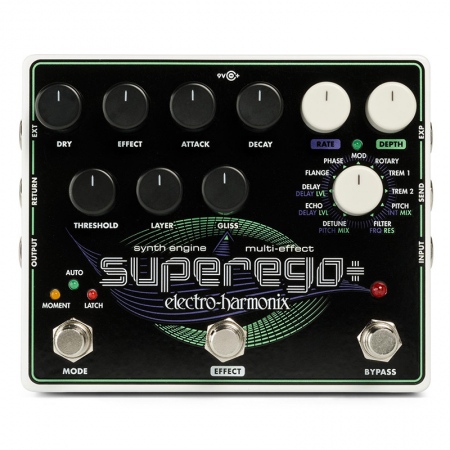 Electro-Harmonix Superego+ Plus Synth Engine/Multi-Effect Electro-Harmonix Superego+ Plus Synth Engine/Multi-Effect