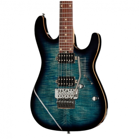 Harley Benton Fusion-III HH FR EB FBLB