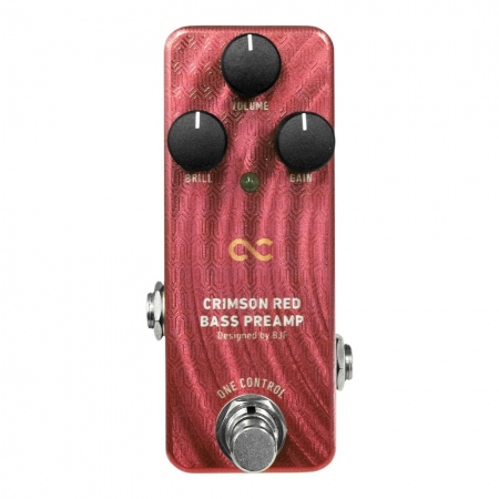 One Control Crimson Red Bass Preamp