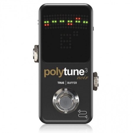 TC Electronic PolyTune 3 Noir Tuner/Buffer