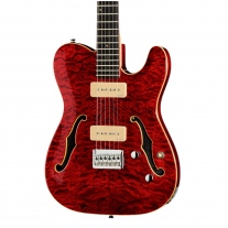 Электрогитара Harley Benton TE-90QM Trans Red